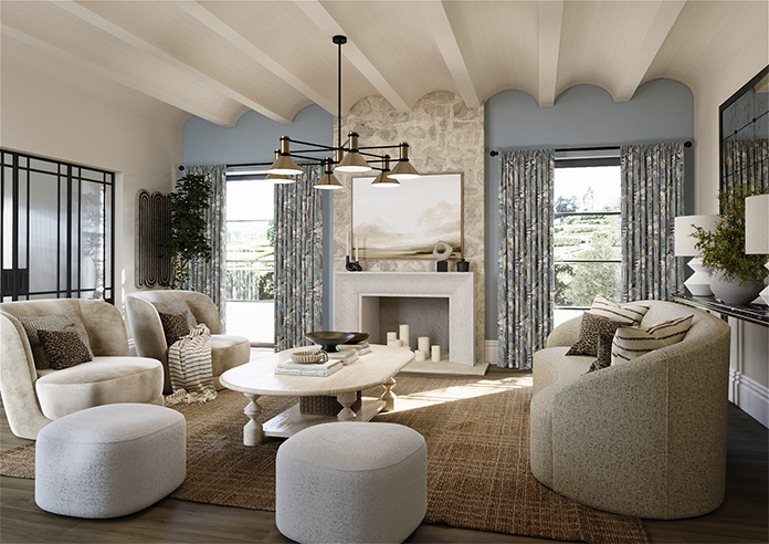 Zebedee, Shale - Made to Measure Curtains - Image 7